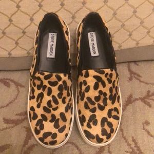 Steve Madden leopard slide one